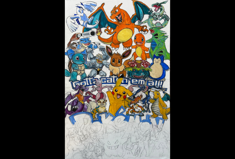 Thomas Jordan Gallery -- Pokemon Friends Painting