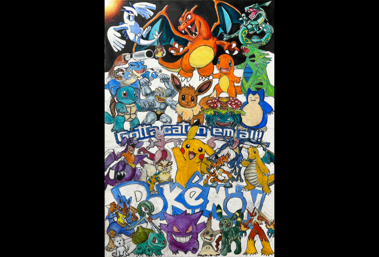 Thomas Jordan Gallery -- Pokemon Friends Painting