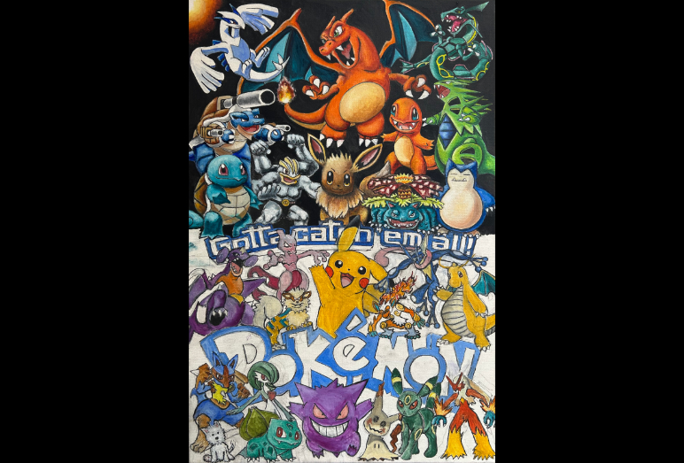 Thomas Jordan Gallery -- Pokemon Friends Painting