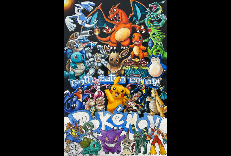 Thomas Jordan Gallery -- Pokemon Friends Painting