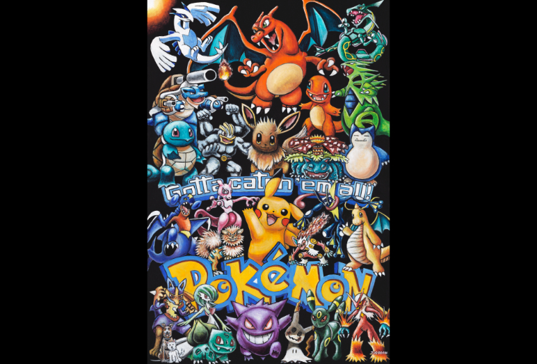 Thomas Jordan Gallery -- Pokemon Friends Painting