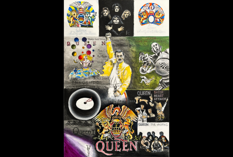 Thomas Jordan Gallery -- Queen Painting