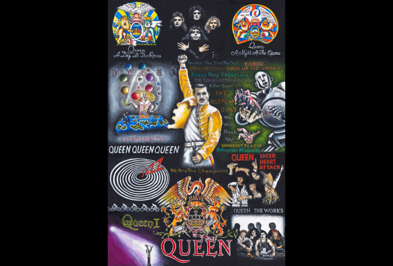 Thomas Jordan Gallery -- Queen Painting