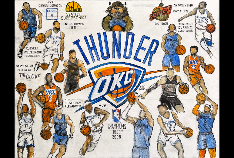 Thomas Jordan Gallery -- Oklahoma City Thunder Tribute