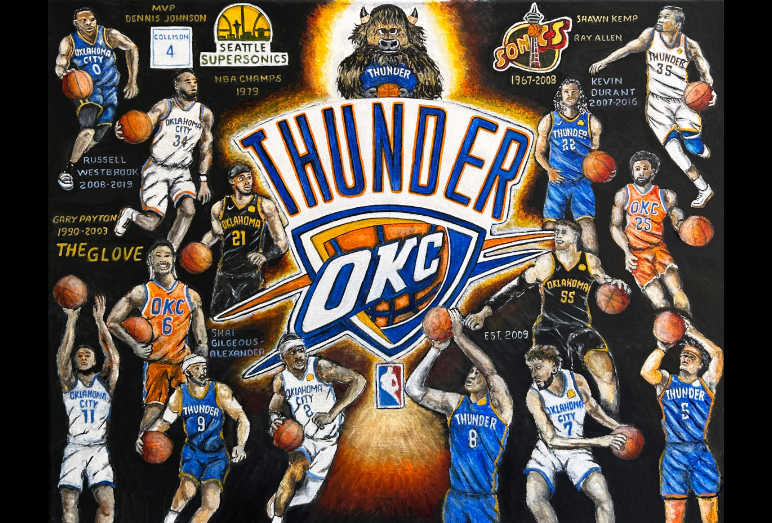 Thomas Jordan Gallery -- Oklahoma City Thunder Tribute