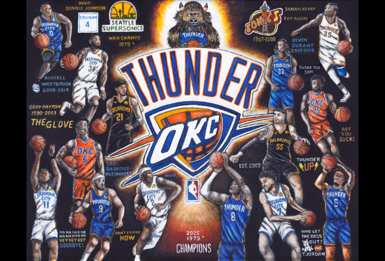 Thomas Jordan Gallery -- Oklahoma City Thunder Tribute