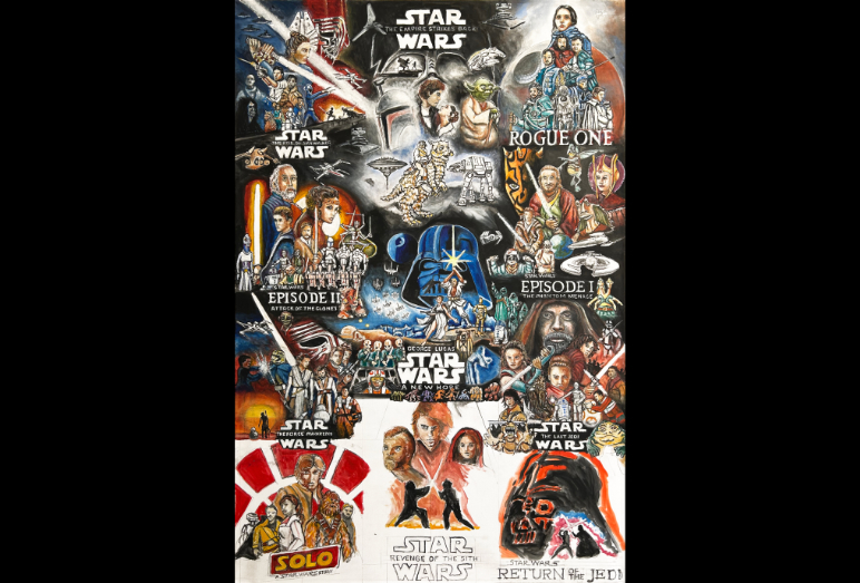 Thomas Jordan Gallery -- Star Wars Saga Painting