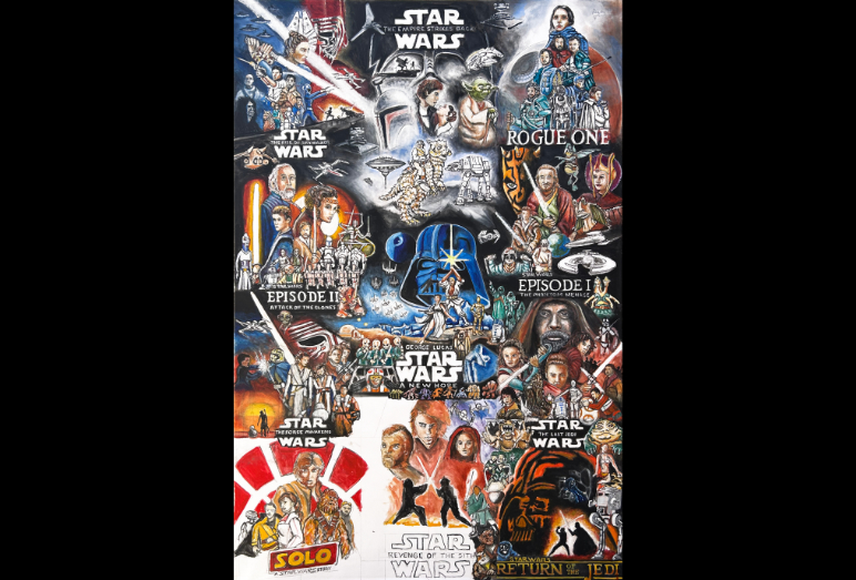 Thomas Jordan Gallery -- Star Wars Saga Painting