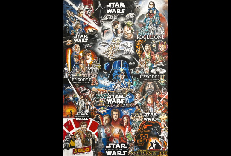 Thomas Jordan Gallery -- Star Wars Saga Painting