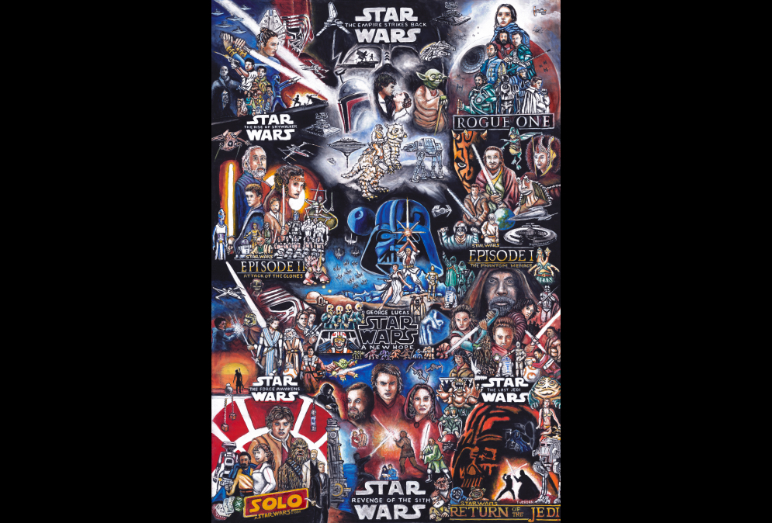 Thomas Jordan Gallery -- Star Wars Saga Painting