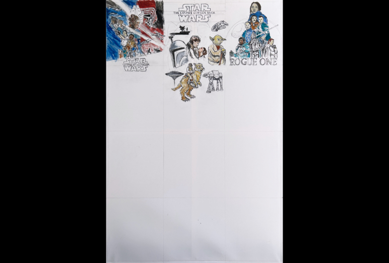 Thomas Jordan Gallery -- Star Wars Saga Painting