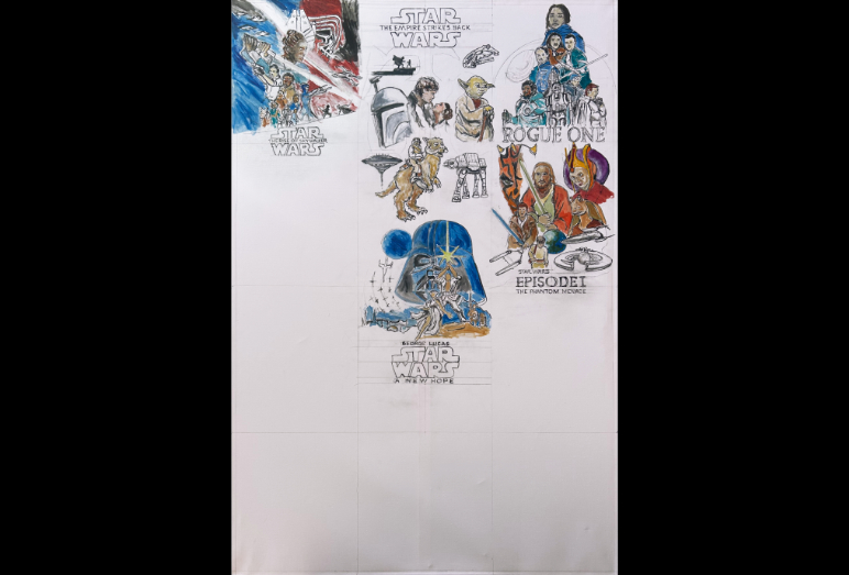 Thomas Jordan Gallery -- Star Wars Saga Painting
