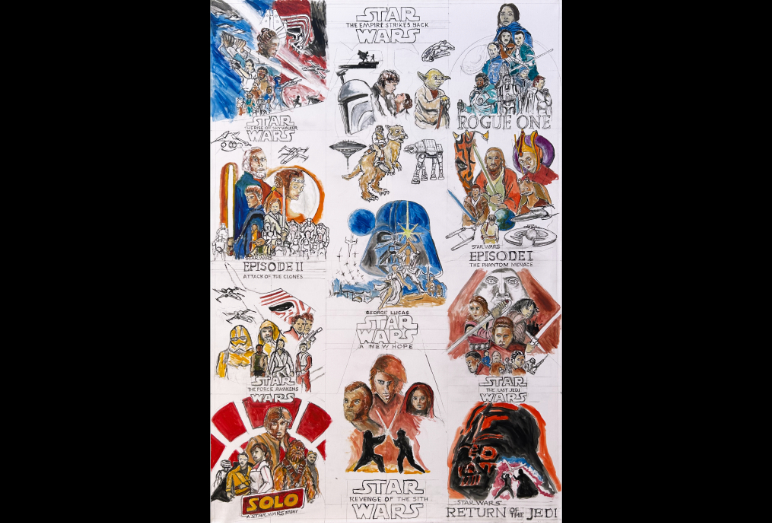 Thomas Jordan Gallery -- Star Wars Saga Painting