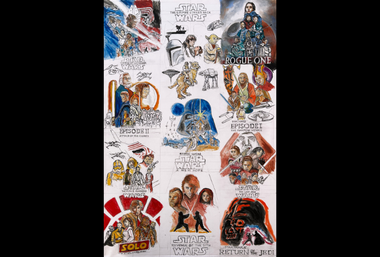 Thomas Jordan Gallery -- Star Wars Saga Painting