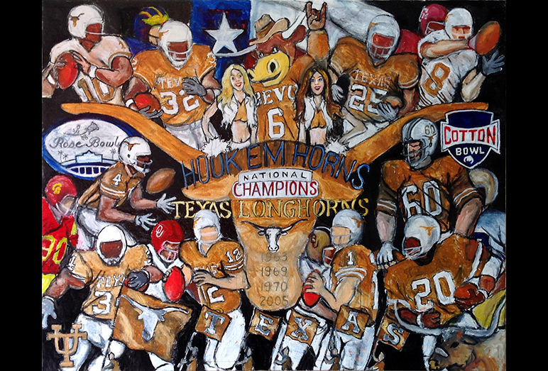 Thomas Jordan Gallery -- Hook Em Horns