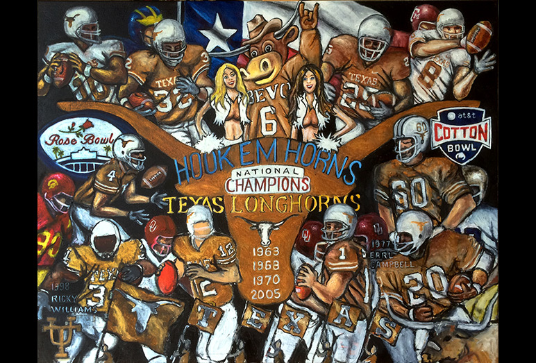 Thomas Jordan Gallery -- Hook Em Horns